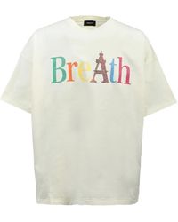 BREATH - Logo-Print Cotton T-Shirt - Lyst