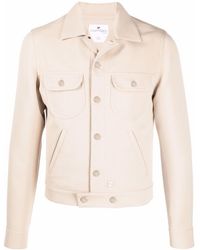 Courreges Twill Trucker Jacket - Natural