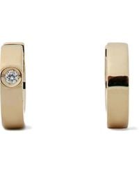 TOTEME - 18Kt Gelbgoldohrstecker Mit Diamanten - Lyst