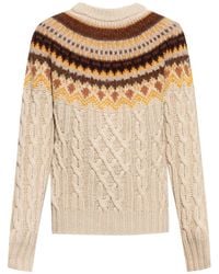 Moncler - Maglione Con Motivo Jacquard - Lyst