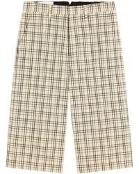 Ami Paris - Shorts Met Wijde Pijpen - Lyst