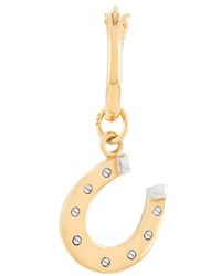 True Rocks - Horseshoe Hoop Earring - Lyst