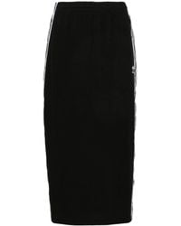 adidas - 3-Stripes Ribbed Pencil Skirt - Lyst
