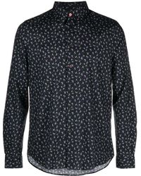 PS by Paul Smith - Abstract-print Long-sleeve Shirt - Lyst