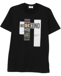 Moschino - Logo-Print Short-Sleeve T-Shirt - Lyst