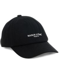 Maison Kitsuné - Logo-Embroidered Baseball Cap - Lyst