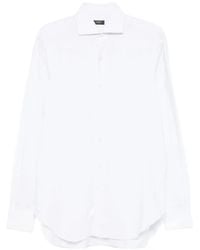 Barba Napoli - Classic-Collar Long-Sleeve Shirt - Lyst