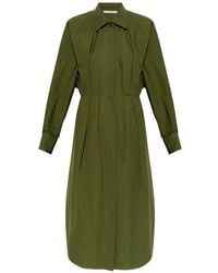 Givenchy - Pleated Shirt Dress - Lyst