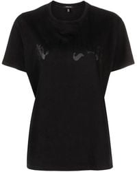 R13 - T-Shirt Mit Text-Print - Lyst