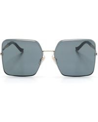 Etro - Occhiali Da Sole Luxury Metal Oversize - Lyst