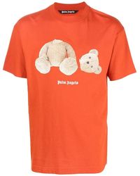 Palm Angels - Teddy Bear Print T-Shirt - Lyst