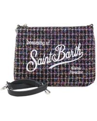 MC2 Saint Barth - Mini Parisienne Embroidered Clutch Bag - Lyst