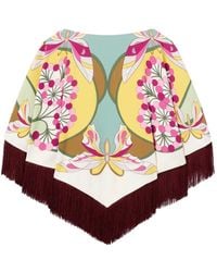 La DoubleJ - Reversible Mini Poncho Top - Lyst