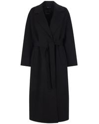 Max Mara - Abrigo Cruzado Con Cinturón - Lyst
