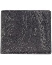 Etro - Paisley-Print Bi-Fold Wallet - Lyst