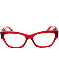 Versace - Cat-Eye Frame Glasses - Lyst