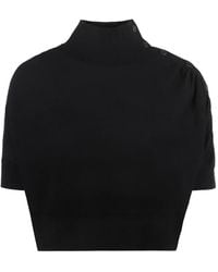 Pinko - Button-Fastening T-Shirt - Lyst