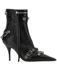 【24AW NEW】BALENCIAGA_women / Alaska ファーハイブーツ /90mm BALENCIAGA - Alaska Fur boot / ブーツ / ブラック / 2024AW
