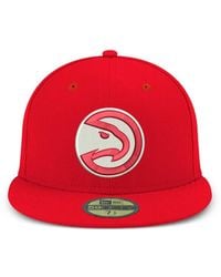 KTZ - 59Fifty Atlanta Hawks Fitted Cap - Lyst