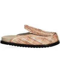 Filling Pieces - Panier Woven-Design Slip-On Mules - Lyst