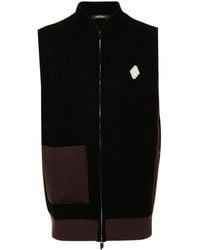 A_COLD_WALL* - Gilet En Laine À Logo Appliqué - Lyst