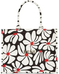 MSGM - Floral-Print Tote Bag - Lyst