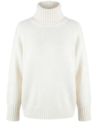 Moorer - Lindsey Roll-Neck Raglan-Sleeve Sweater - Lyst
