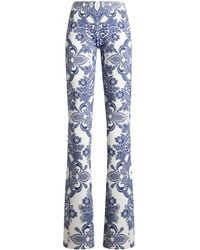 Etro - レースモチーフ ニットパンツ - Lyst