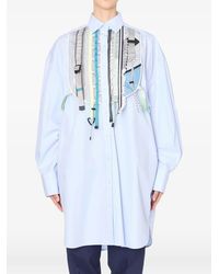 Kolor - Camicia Con Inserti - Lyst