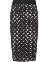 Marine Serre - Midi-Rok Met Maanprint - Lyst