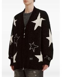 FIVE CM - Star-Intarsia Zip-Up Cardigan - Lyst
