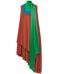 Loewe - Asymmetric Midi Dress - Lyst