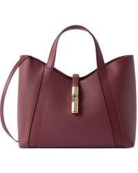 Furla - Small Goccia Leather Tote Bag - Lyst