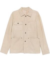 Paolo Pecora - Button-Up Shirt Jacket - Lyst