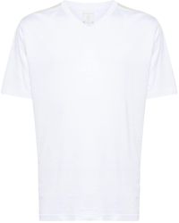 Eleventy - V-neck Cotton T-shirt - Lyst