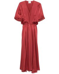 Forte Forte - Robe En Soie À Coupe Longue - Lyst