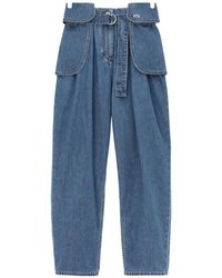 Loewe - Cargo Denim Jeans - Lyst