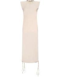 The Attico - Midikleid Mit Kordelzug - Lyst