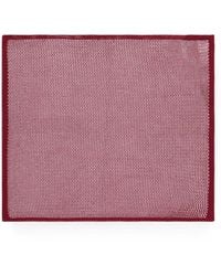 ZEGNA - Einstecktuch Mit Lochstrickmuster - Lyst