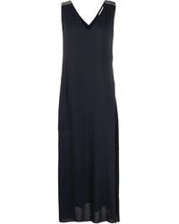 Fabiana Filippi - V-neck Sleeveless Dress - Lyst