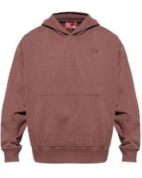 DIESEL - S-Macs Logo-Graphic Hoodie - Lyst