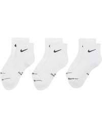 Nike - Everyday Elevated Ankle Socks (Set Of Three) - Lyst