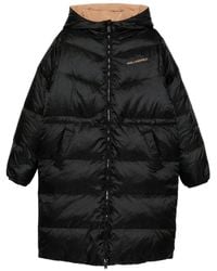 KARL LAGERFELD - Logo-Embroidered Reversible Coat - Lyst