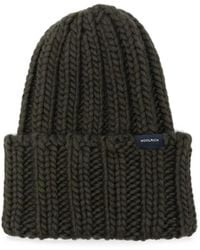 Woolrich - Chunky-Knit Beanie Hat - Lyst