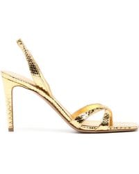 Paris Texas - Stiletto 85Mm Leather Sandals - Lyst
