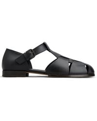 Tod's - Strap-detail Leather Sandals - Lyst