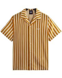Kith - Camisa A Rayas Con Cuello Cubano - Lyst