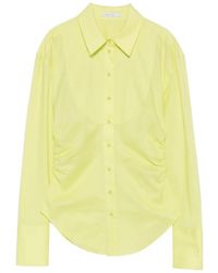Patrizia Pepe - Gathered Poplin Shirt - Lyst