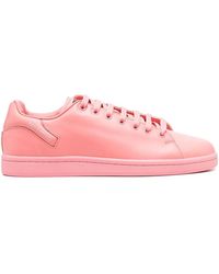 Raf Simons - Side Logo-Print Low-Top Sneakers - Lyst