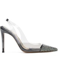 Alexandre Vauthier - Rhinestone-Embellished Slingback Pumps - Lyst